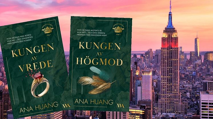 Ana Huangs nya romanceserie "Dödssynderna" som kommer på svenska i november