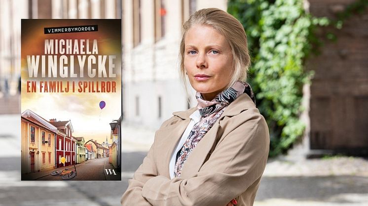 Michaela Winglycke, författare till serien Vimmerbymorden. Foto: Ola Axman