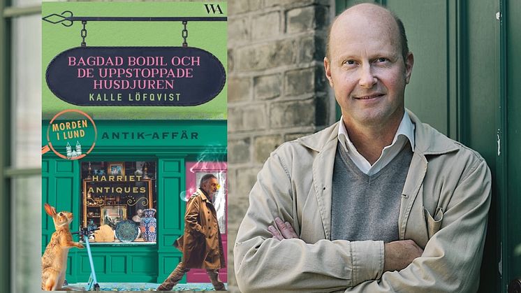 Kalle Löfqvist, författare till serien "Morden i Lund". Foto: Sebastian Borg