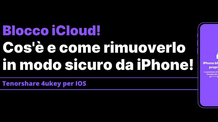 rimuovere il blocco iCloud iPhone