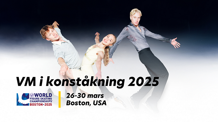 VM i konståkning startar i Boston – Sverige siktar på OS-platser
