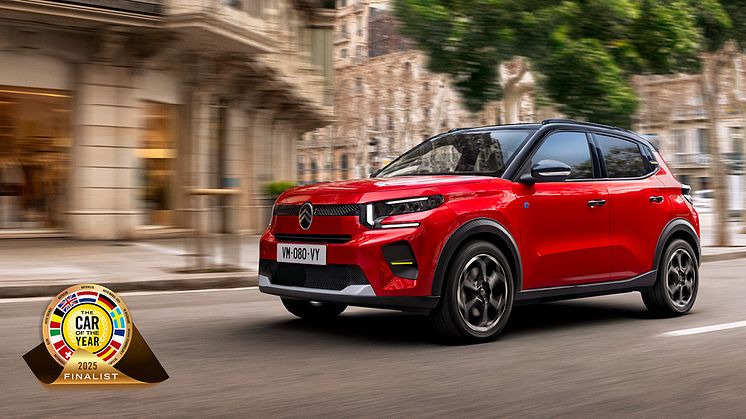 Nya Citroën ë-C3 är finalist i Årets Bil.