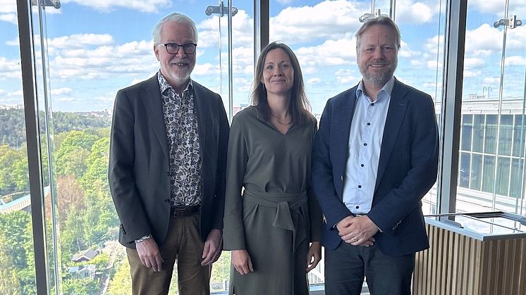 Från vänster: Jonas Jonsson, Gunilla Brogren och Morten Alstad.