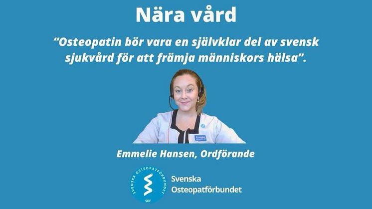 Osteopater – en outnyttjad resurs i omställningen till  Nära vård