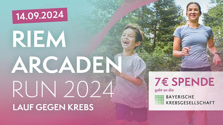Riem Arcaden Run München am 14.09.2024 - Benefizlauf für krebskranke Menschen
