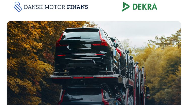 DEKRA og Dansk Motor Finans A/S udvider samarbejde om import og registreringsafgifter