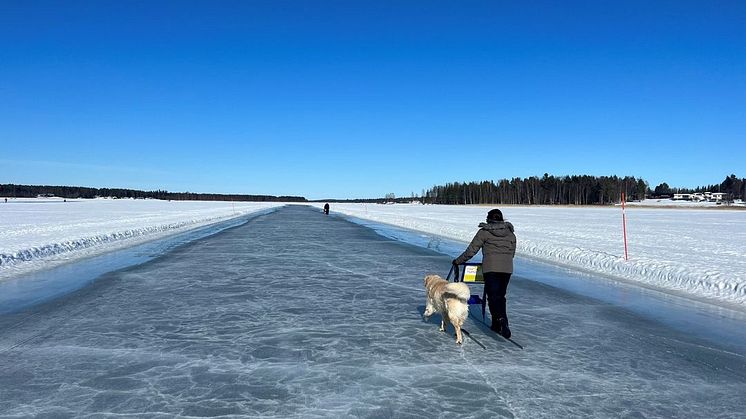 Isbanan vid Norrstrand i centrala Piteå stänger för säsongen
