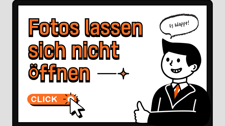 Fotos lassen sich nicht öffnen 