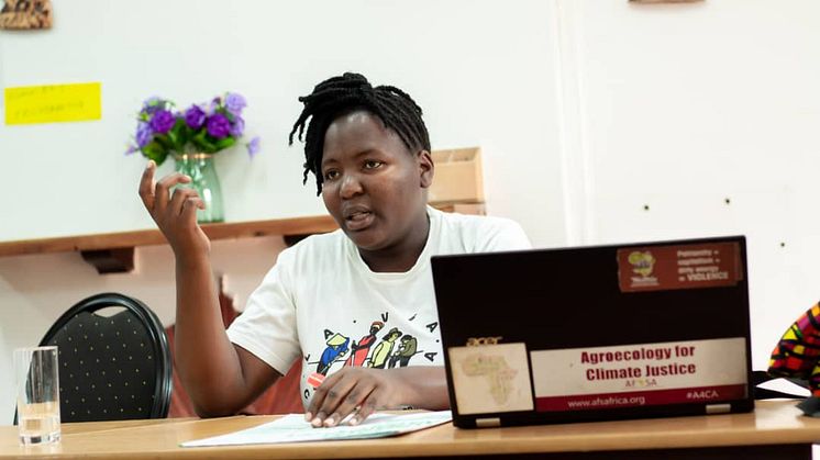 Brenda Muronda från La Via Campesina i Zimbabwe