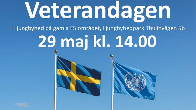 Välkommen till Veterandagen den 29 maj