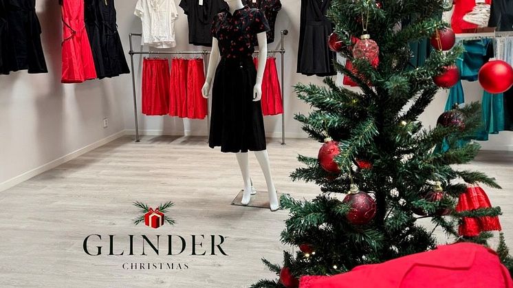 GLINDER öppnar tillfällig julbutik i Galleria Kvarnen, Mjölby