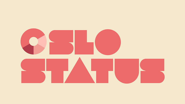 Grafikk som viser teksten Oslostatus