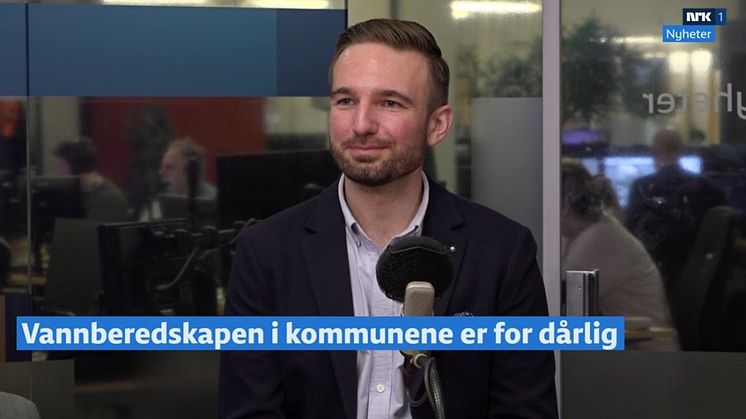 Tore Leland-Try, gruppeleder VA i Sweco, på NRK Nyhetsmorgen