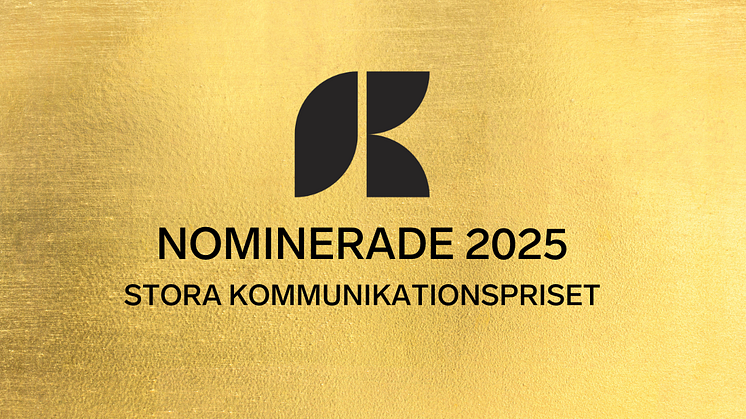 Här är de nominerade till Stora Kommunikationspriset 2025 