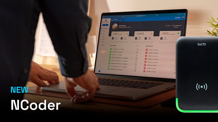 NCoder giver ejendomsadministratorer mulighed for hurtigt at tildele, ændre og slette fysiske adgangsmedier gennem en intuitiv programmeringsløsning.