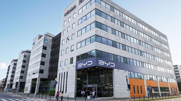 BYDs Europeiske hovedkontor i Ungarn