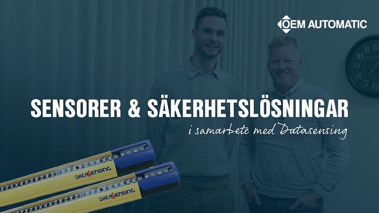 Sensorer och säkerhetslösningar i samarbete med Datasensing | OEM Automatic