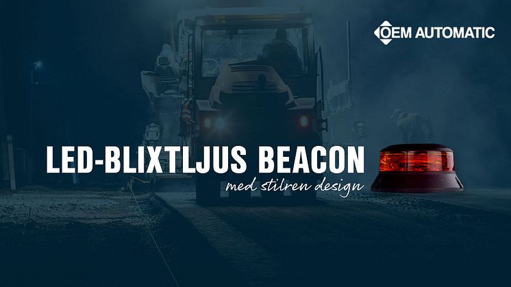 LED-blixtljus beacon med stilren design | Exolöf | OEM Automatic