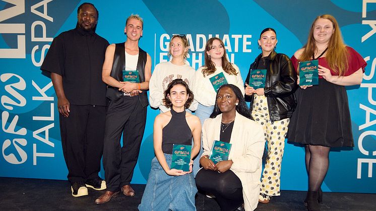 Graduate Fashion Week 2024 winners. Photo credit: Graduate Fashion Foundation 