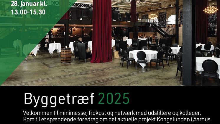 Velkommen til Byggetræf 2025 for at udforske de seneste produktnyheder og trends