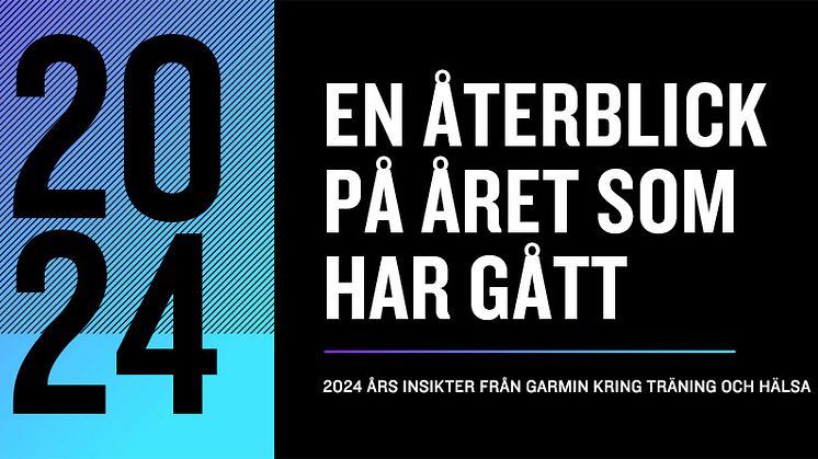 Insikter från Garmin-användare i hela världen ger inblick i hälso- och träningstrender 