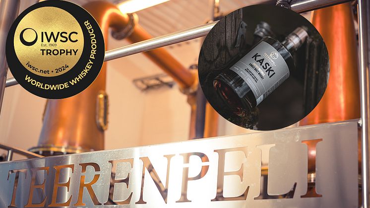 Teerenpeli Distillery utsedd till världens främsta whiskyproducent vid IWSC 2024.