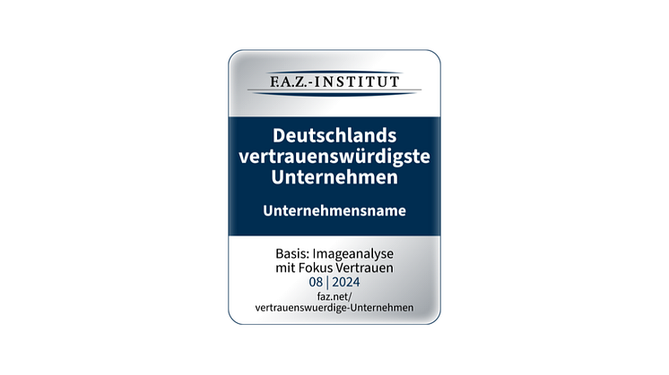 Deutschlands vertrauenswürdigste Unternehmen