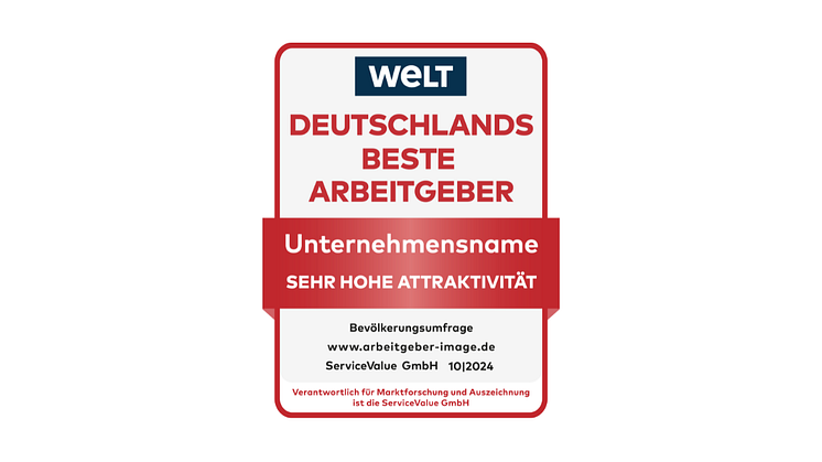Auszeichnungen für die attraktivsten Arbeitgeber 