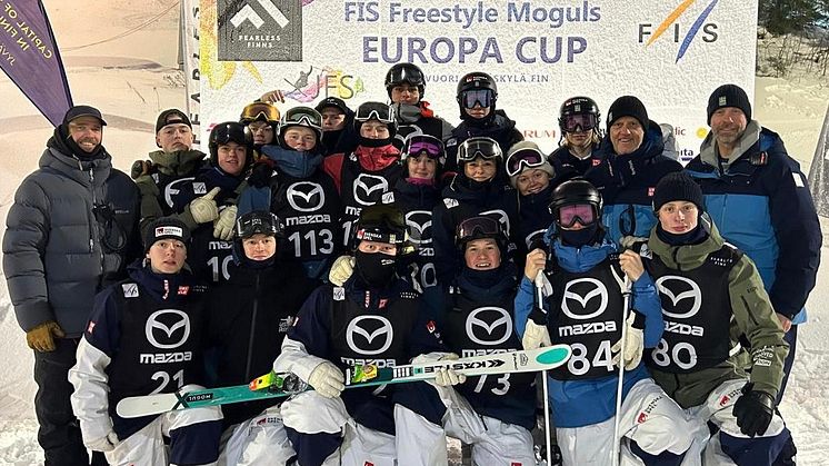 Hela det framgångsrika svenska laget vid Europacupen i finska Jyväskylä