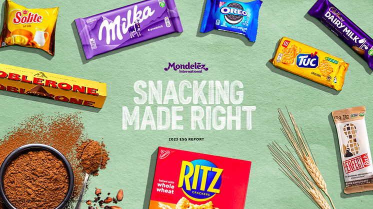 Mondelēz International erzielt bedeutende Fortschritte bei „Snacking Made Right“-Nachhaltigkeitszielen