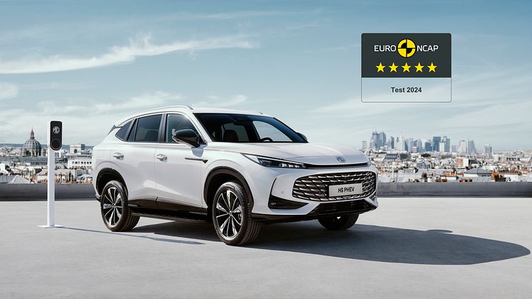 Nya MG HS Plug-In Hybrid får högsta betyg från Euro NCAP