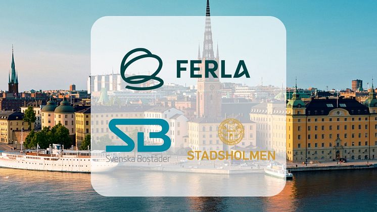Ferla tecknar ramavtal för energiförvaltning med Svenska Bostäder och Stadsholmen
