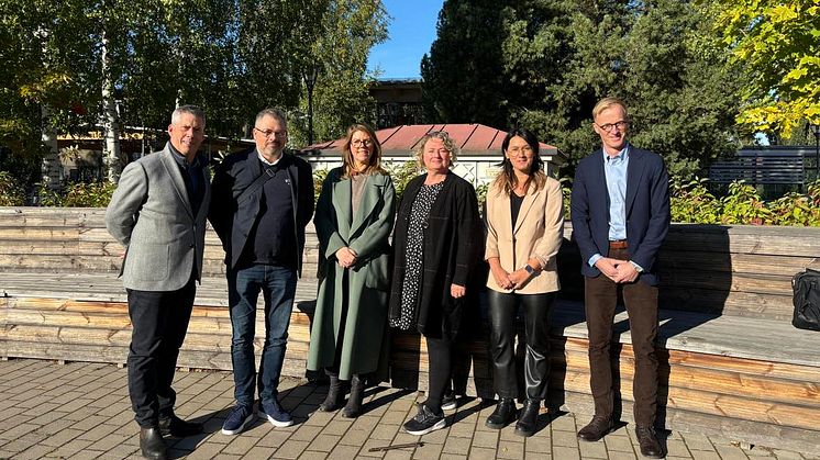 Tobias Vahlne (ACE), Magnus Berglund (VTI), Sanna Orellano (ACE), Åsa Artun (VTI), Ida Lindh (Skellefteå Municipality), and Mattias Haraldsson (VTI).