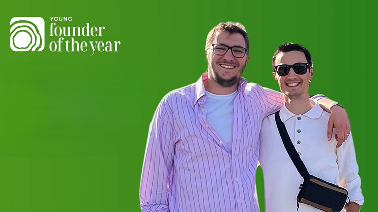 Bind Reka and Benjamin Kolenović, co-founders of Growzillas, received the global award Young Founder of the Year in Silver at the Founders Awards Gala on September 19.