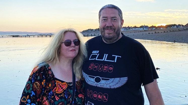 Survivor: Michael O’Dell with his wife Mandy