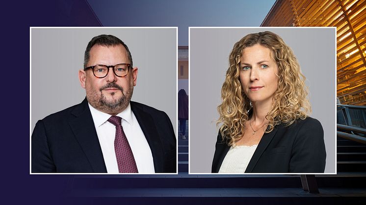 Bild på Erik Visteus och Katarina Sonnevi