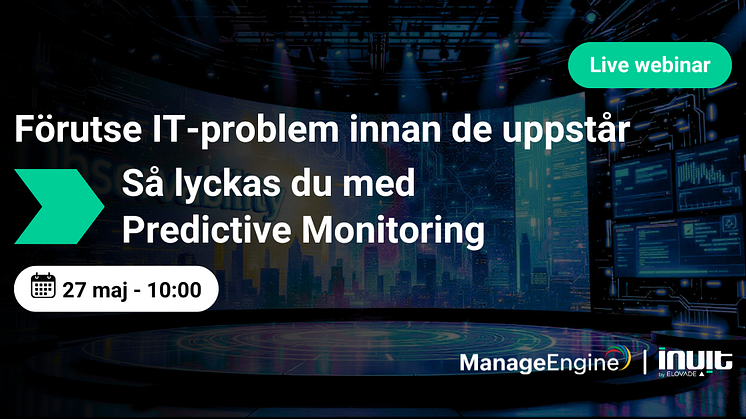 Förutse IT-problem innan de uppstår – så lyckas du med Predictive Monitoring