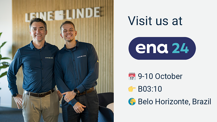 Join Leine Linde at ENA 2024! 🌟