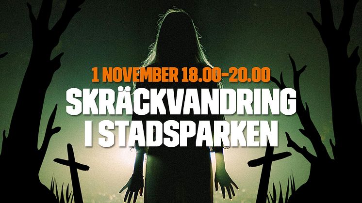Skräckvandring i stadsparken – ny aktivitet för ungdomar