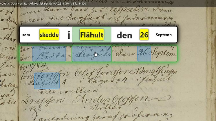 Maskinell texttolkning underlättar släktforskningen 