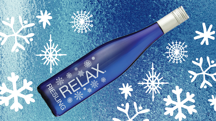 Nu släpps Relax Riesling med vinteretikett i en limiterad upplaga. Vinet firar 22 år på den svenska marknaden! Relax Riesling Nr: 7230 · Lättare glasflaska 750 ml  ·  8,5 % · Pris: 74 kr.