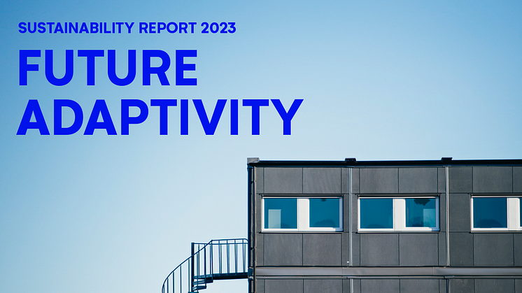     Adapteo Group sustainability report 2023 cover