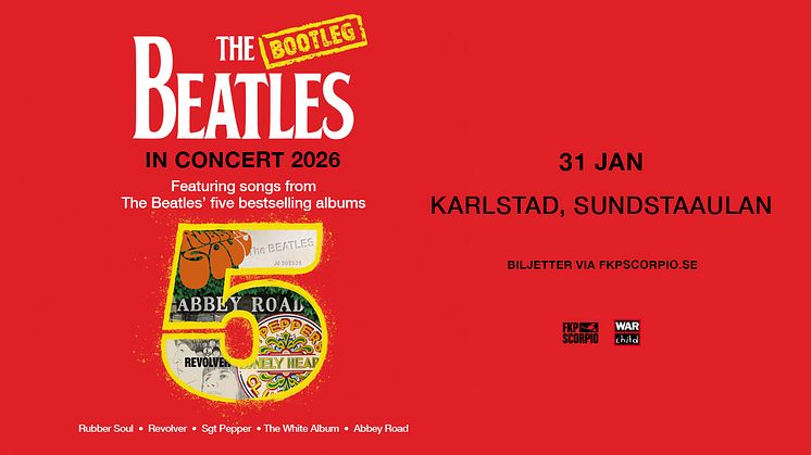 The Bootleg Beatles till Karlstad – Pophistorien väcks till liv!