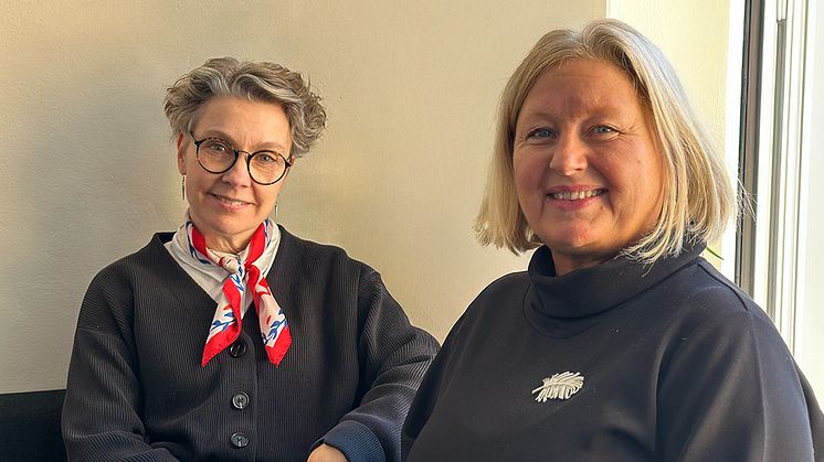 Mona Sundin, affärsområdeschef Science Park och Ewa Sandeheim, processledare för Business Scaleup.