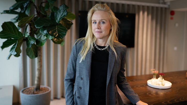 Lina Schöllin, som affärsområdesansvarig för rådgivning i väst.
