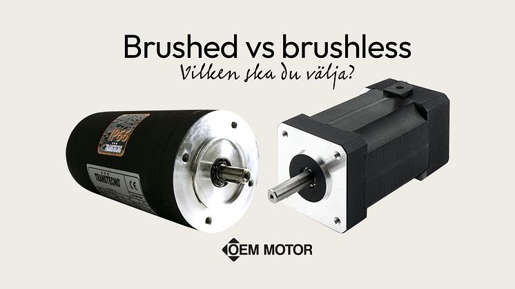 Brushless motor vs brushed – vad är skillnaden och vilken ska du välja?