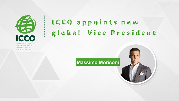 ICCO Welcomes Massimo Moriconi as New Global Vice President Following Recent Elections