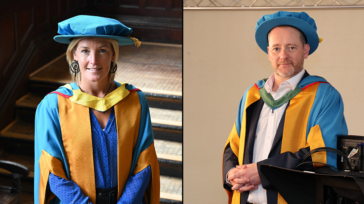Honorary Graduates Lady Edwina Grosvenor and Jason Cook