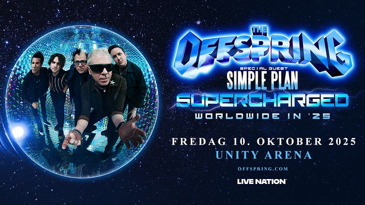 THE OFFSPRING TIL UNITY ARENA NESTE ÅR!