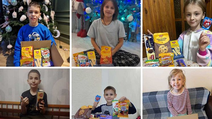 700 AOECS-funded Christmas presents were delivered to coeliac children across Ukraine